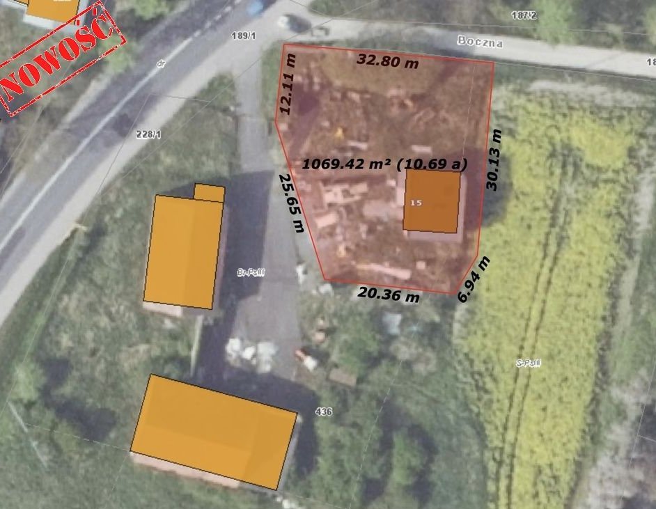 Dom gierek na działce ok. 1050m2