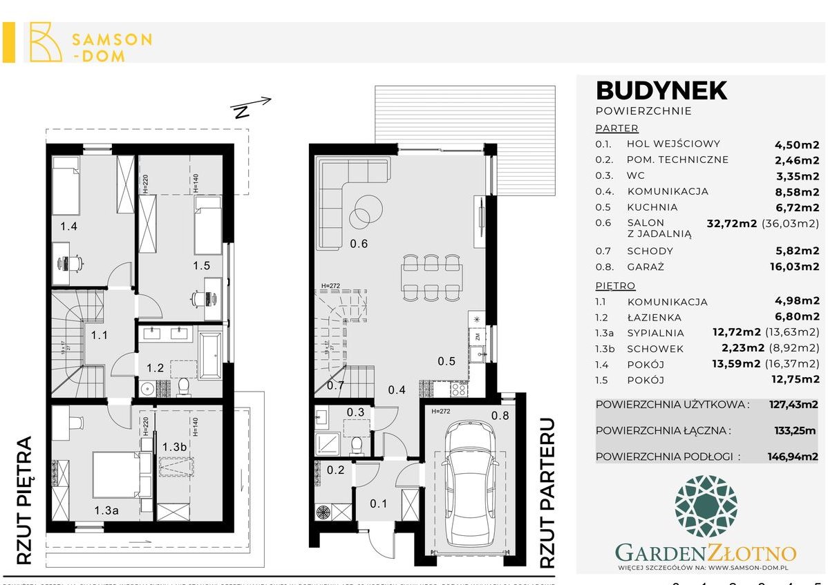 4-pokojowy dom 133m2 + ogródek Bezpośrednio