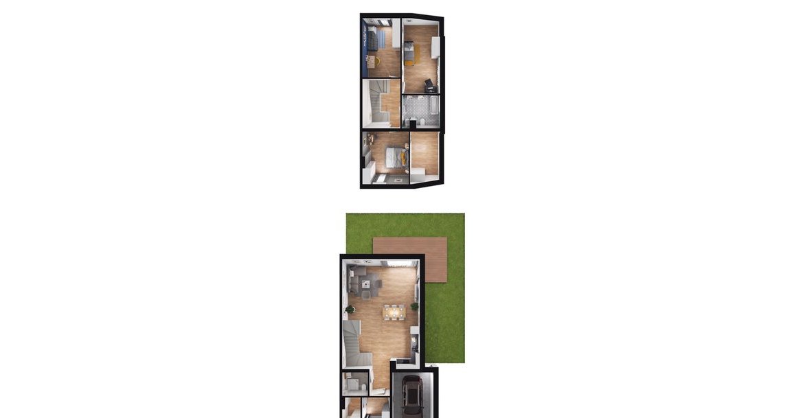 5-pokojowy dom 131m2 + ogródek Bez Pośredników