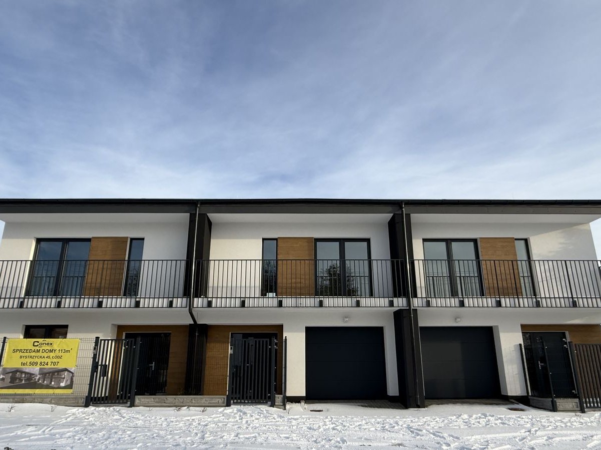 Nowoczesny dom z garażem i ogródkiem na Bałutach 113m2 4 pokoje