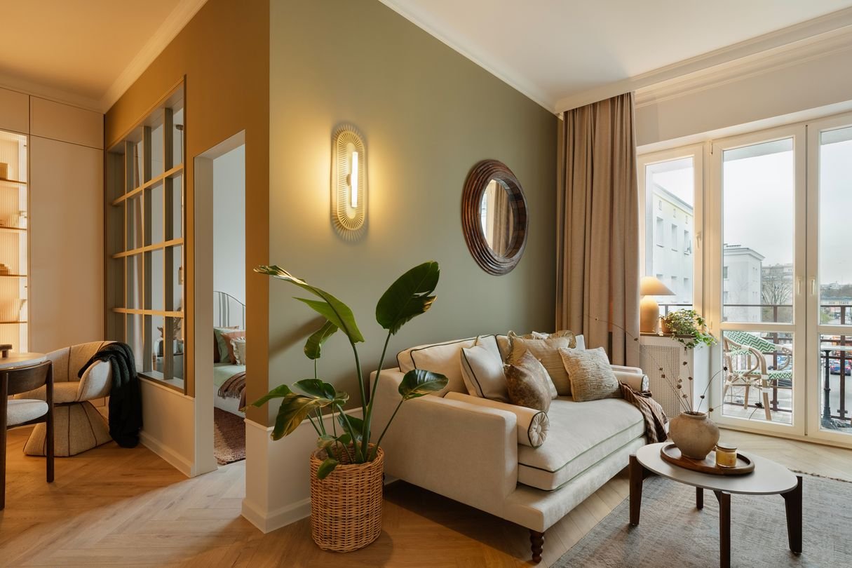 Przepiękne mieszkanie 3pokojowe na Ochocie | Paryski kadr balkonowy