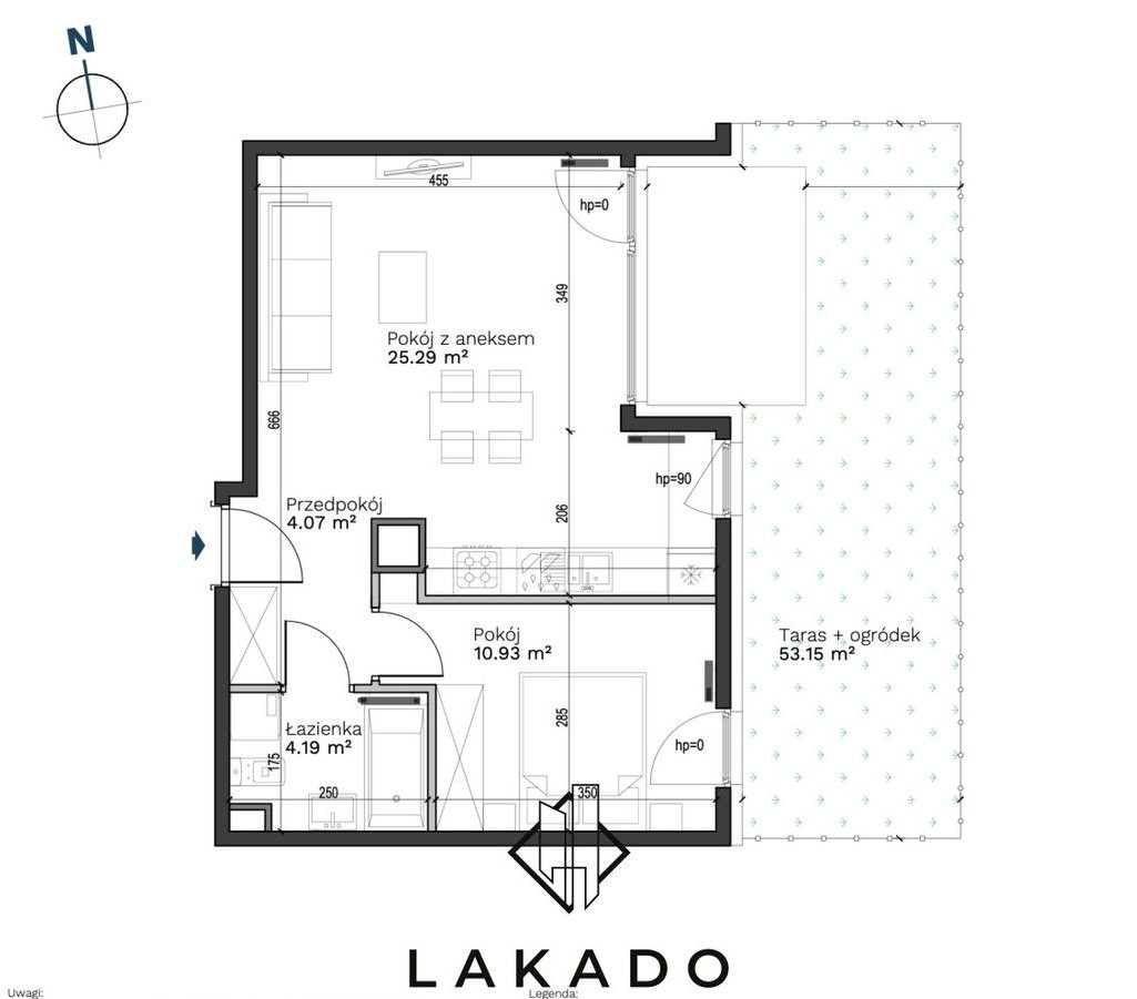 2 pokoje-ogródek-kameralna inwestycja-Bronowice