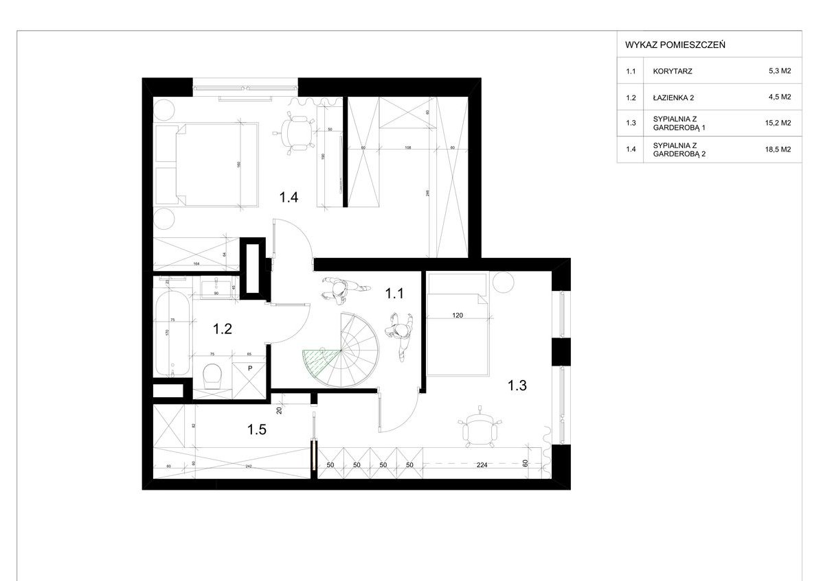87 m² | 4 pok. | 2 łazienki | klimatyzacja | 15 min do metra Ursynów