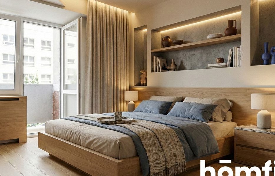 3 pokoje przy Piotrkowskiej | 65 m² | Balkon