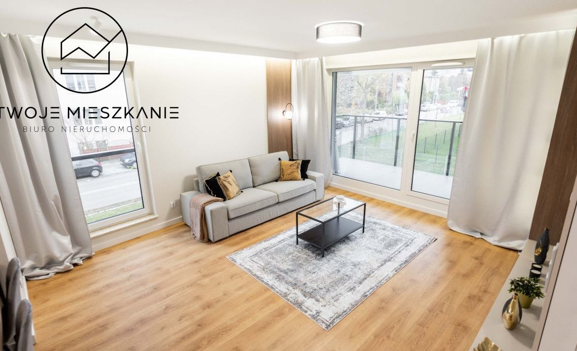 Duża LOGGIA!Nowe 2pok. Cicha okolica, wykończone!