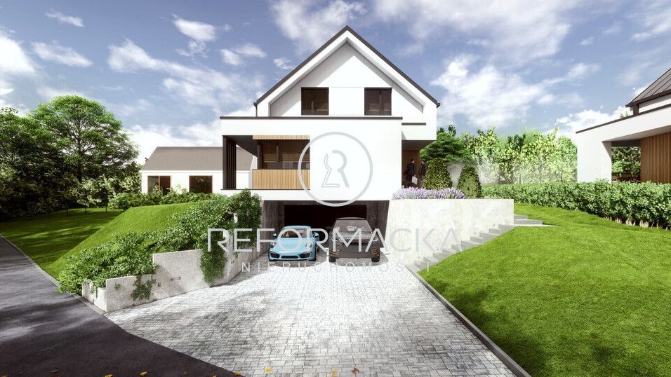 Wyjątkowy gotowy dom w otoczeniu zieleni