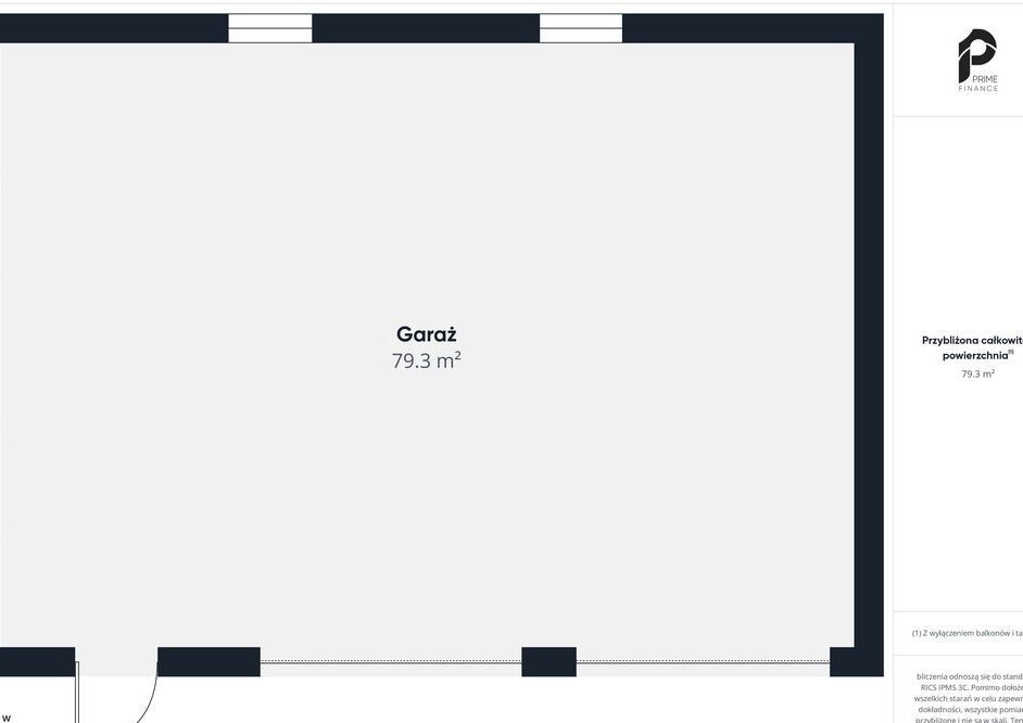 Dom parterowy z garażem dwustanowiskowym.