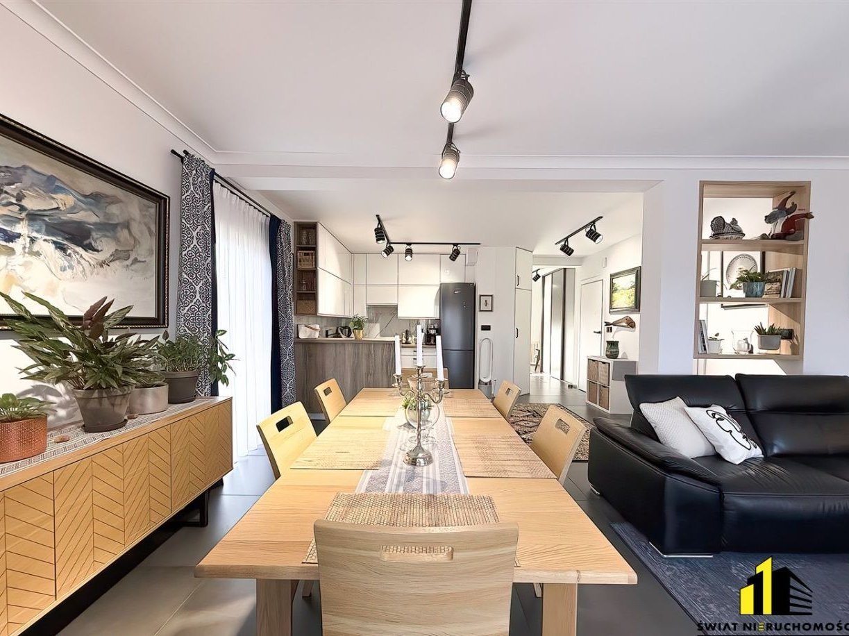 Nowoczesne dwupoziomowe mieszkanie w Jasienicy