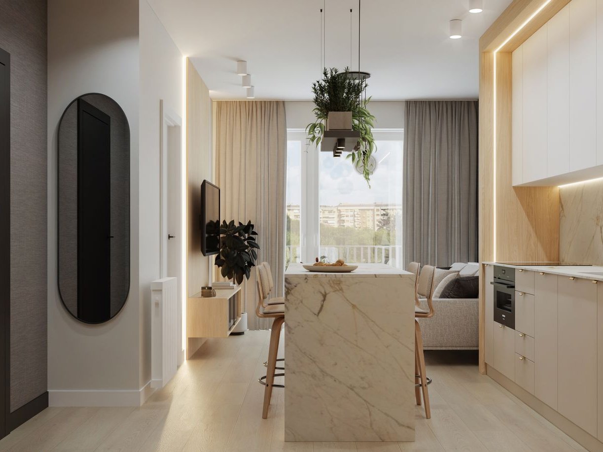 Mieszkanie 35,59 m2 na 4 piętrze na osiedlu Miła Park