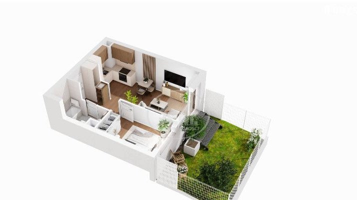 Dwupokojowe mieszkanie z ogródkiem Październik 26