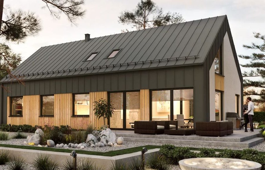 Nowoczesny dom w Lutyni – Widok na Ślężę! | 800m2 działki