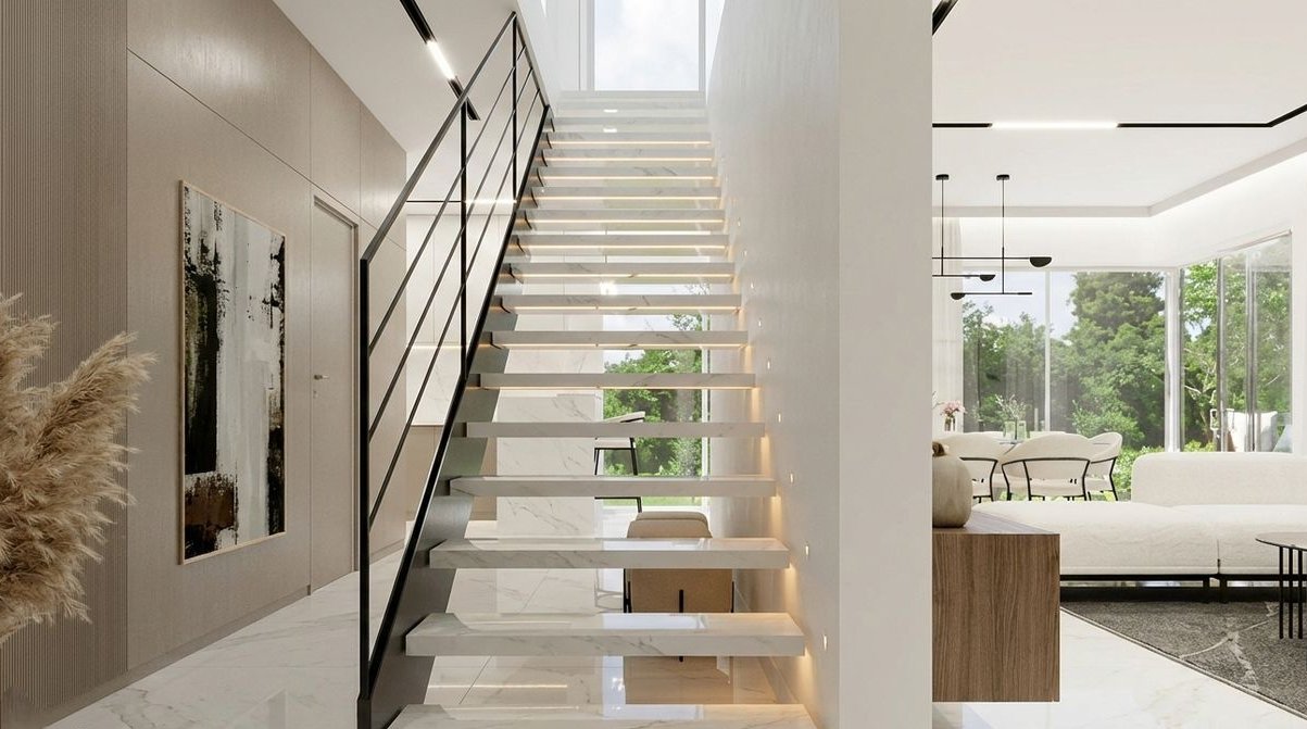 Standard PREMIUM czyli Nowoczesny dom do umeblowania z garażem