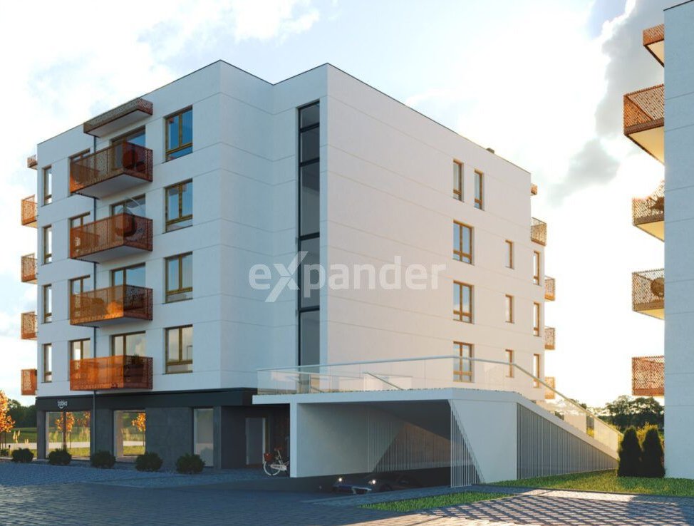 Apartament z dużym narożnym tarasem