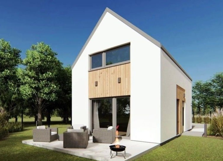 Smołdziński Las nowy dom nad morzem 80,30 m2 z działką