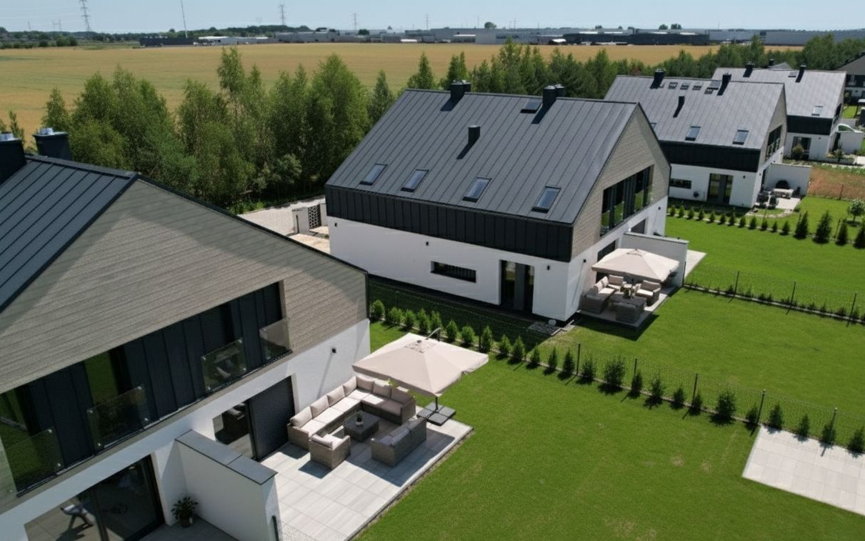 Dom w zabudowie bliźniaczej, nowy. Blisko Poznania