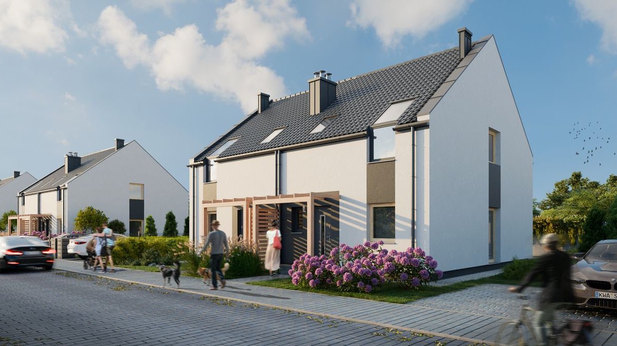 Pobiedziska, ul. Główna/Sandaczowa, bliźniak 97m2