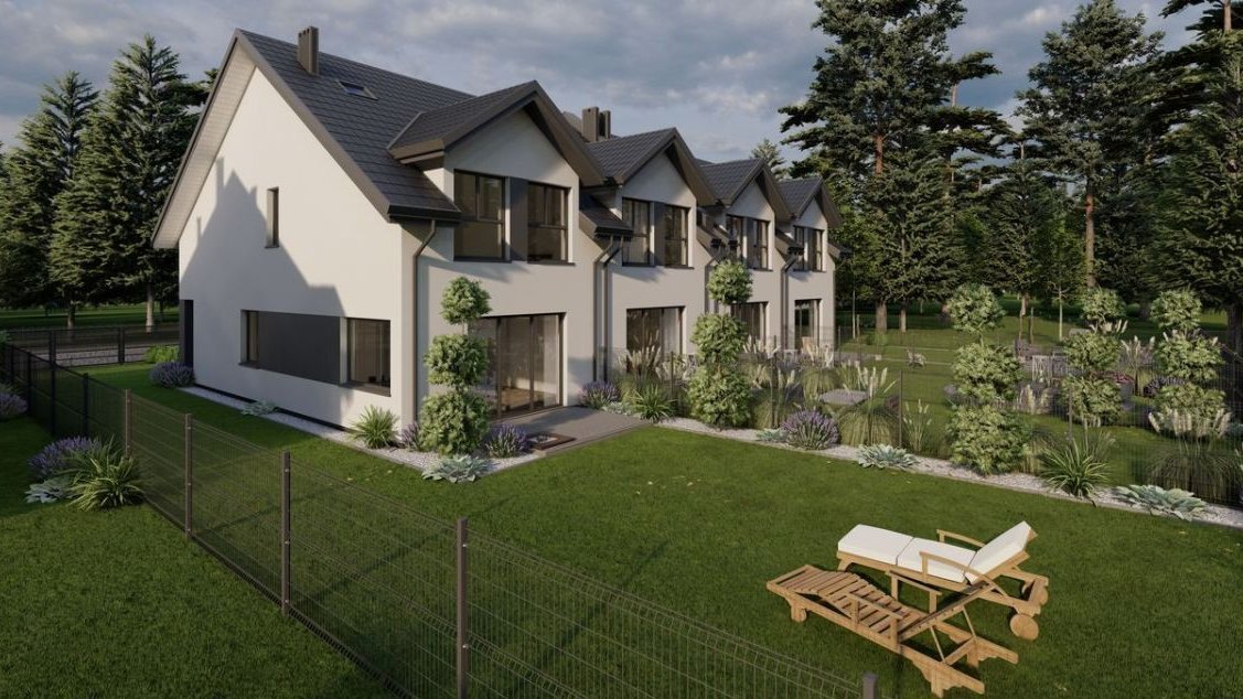 Nowoczesne środkowe segmenty w sercu natury