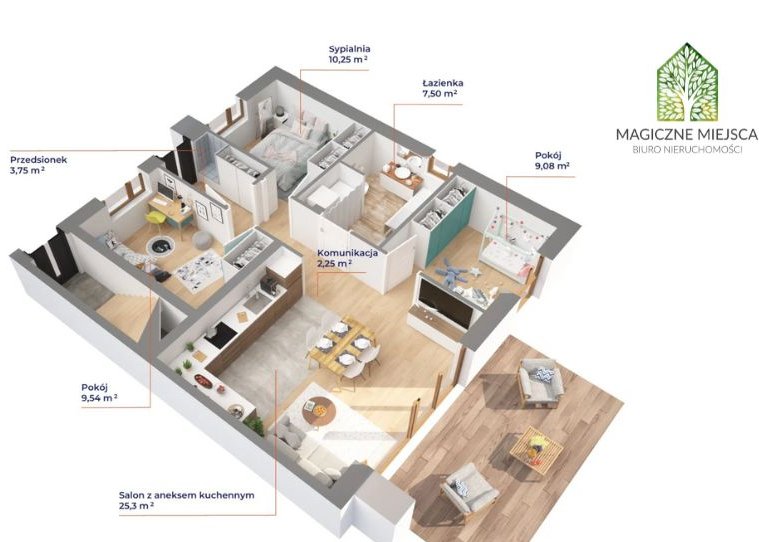 wysoki standard | 4 pokoje | OGRÓD, cisza | zamknięte osiedle