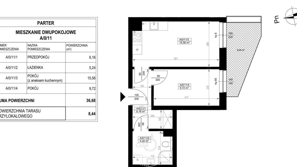 Dla osób niepełnosprawnych! M2 + balkon