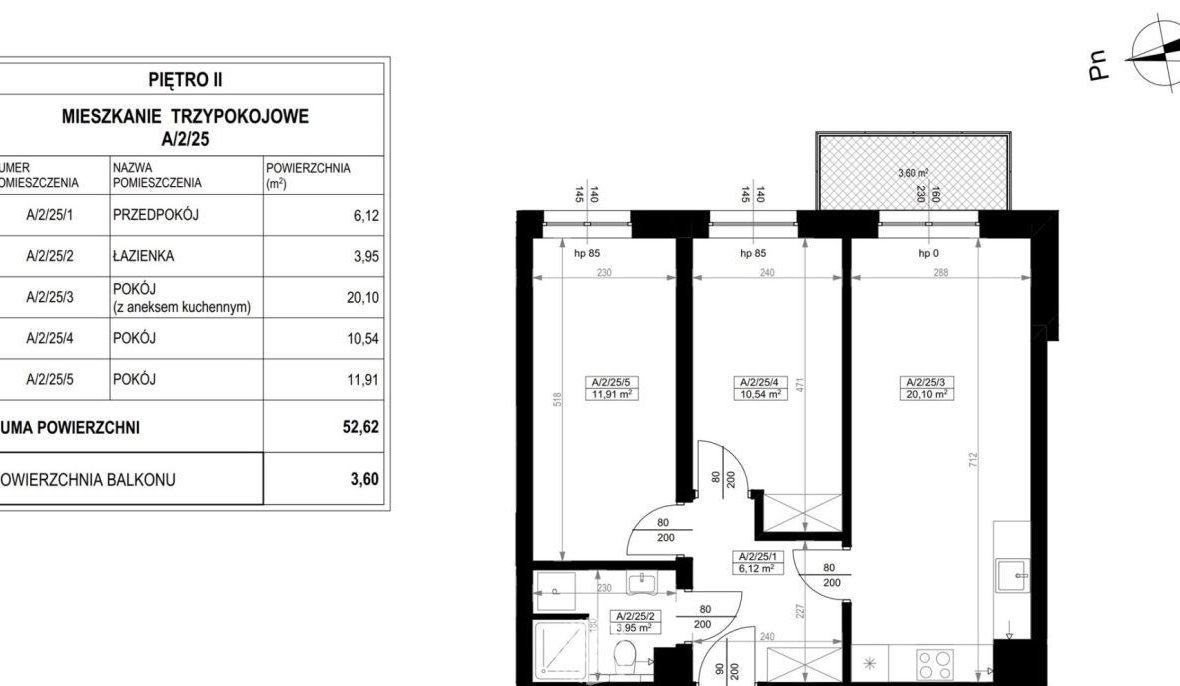 Okolice Marino | M3 + balkon | II piętro