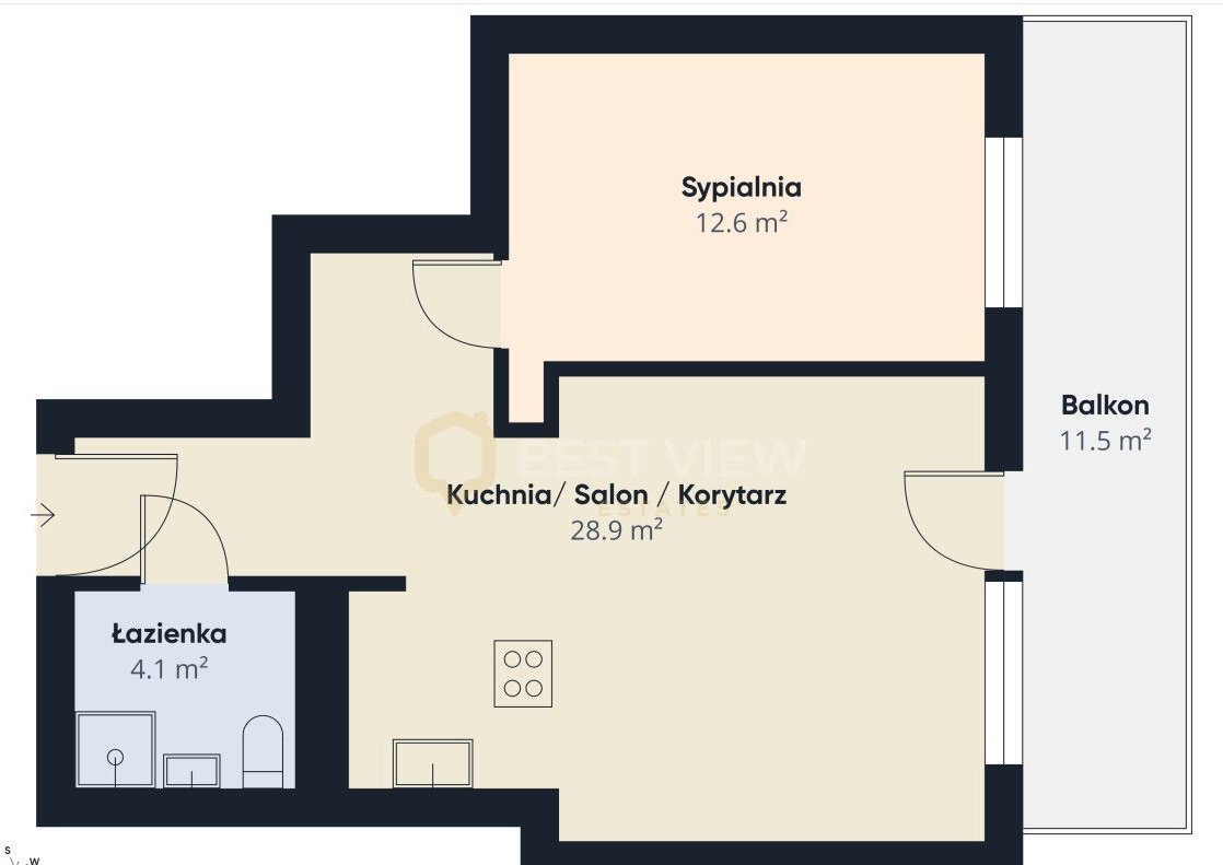 Klimatyzacja | Loggia 12 m² | Garaż | Calineczki