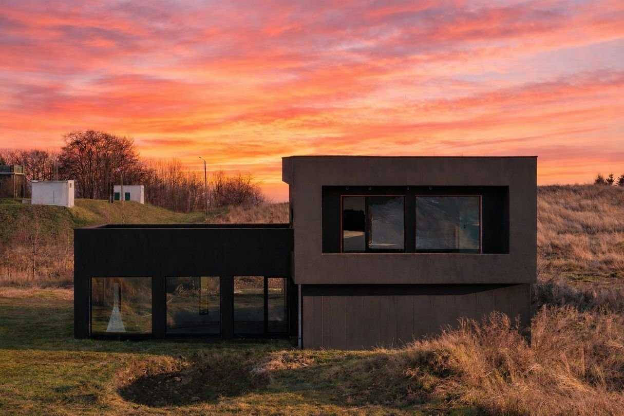 Spektakularny dom na wzgórzu z panoramicznym widokiem