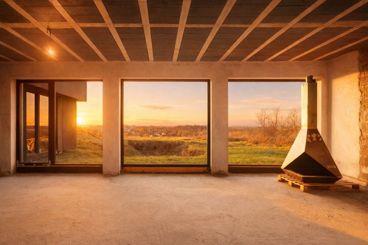 Spektakularny dom na wzgórzu z panoramicznym widokiem