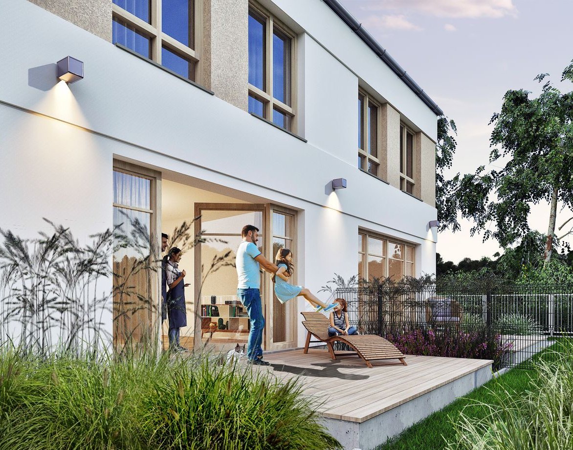 Nowoczesne bliźniaki w Legionowie