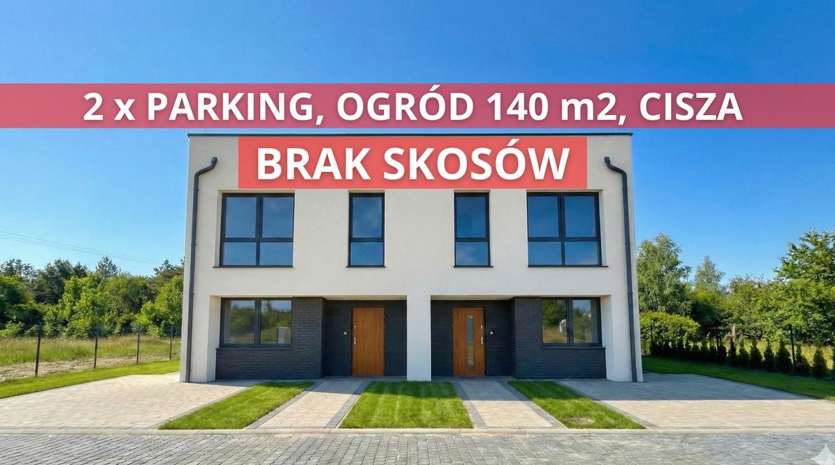 Bliźniak 4 POKOJE - BLISKO - Szkoła- Sklepy - AOW - Lokalizacja !