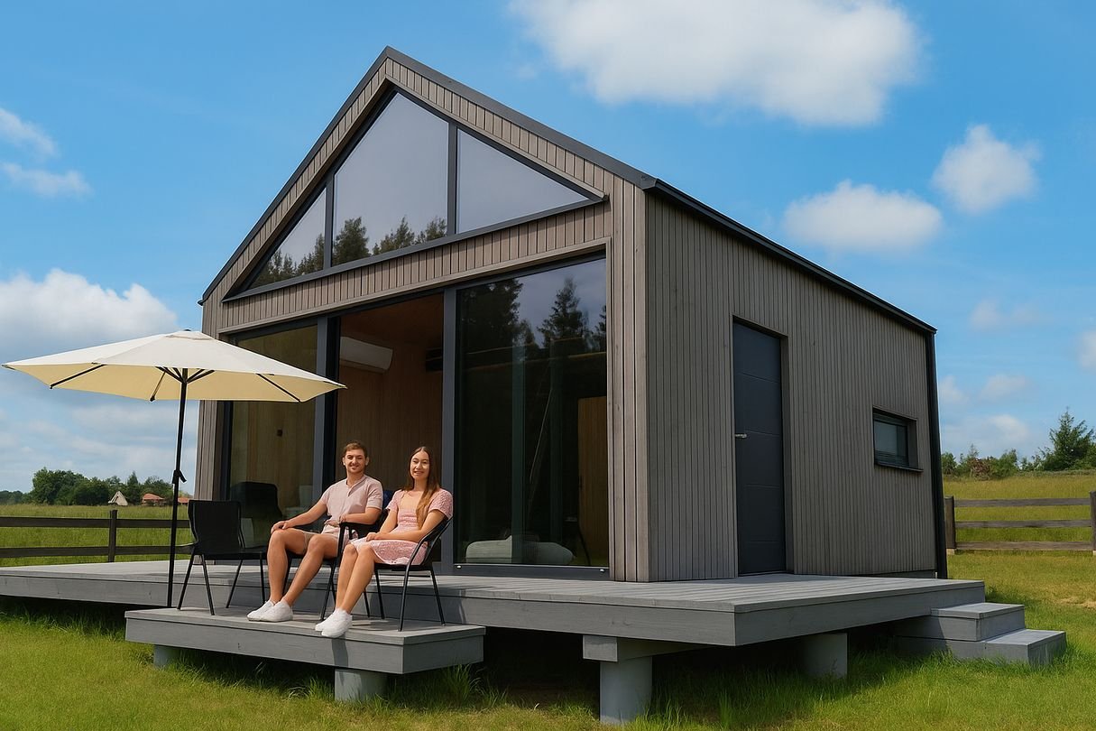 nowy i nowoczesny dom rekreacyjny w sercu Kaszub