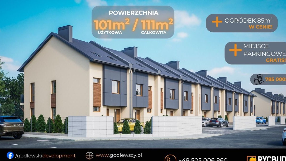 Rodzinne 101 m² – jasne wnętrza, dobra lokalizacja, duży ogród!