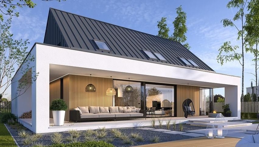 Zielona enklawa pod Lublinem – dom w Kalinówce