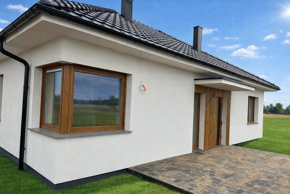NOWOCZESNY DOM PARTEROWY BEZ PCC I PROWIZJI