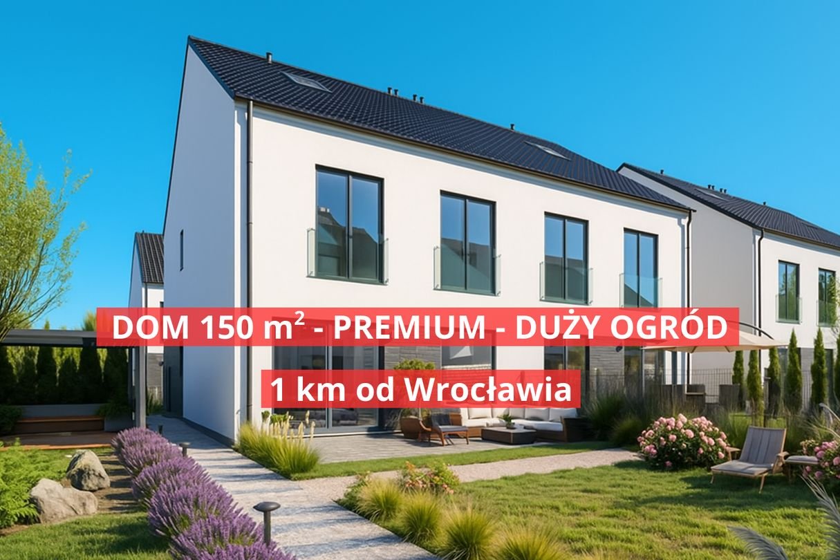 PREMIUM - 5 POKOI - Duży ogród- Pompa/Podłogowe - KLIMA - BRAK SKOSÓW