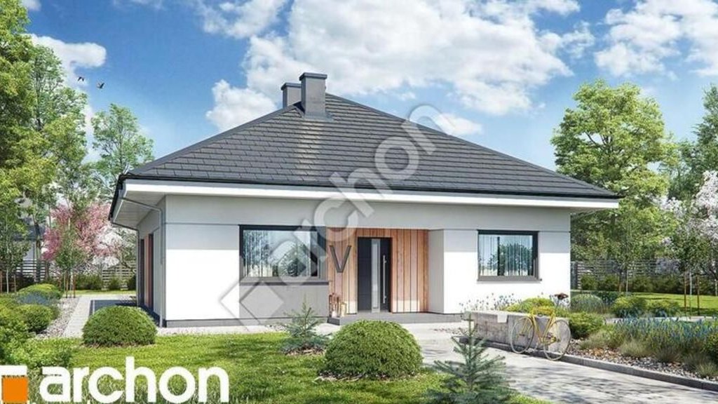 Nowoczesny dom 4 pokoje z garażem pod miastem