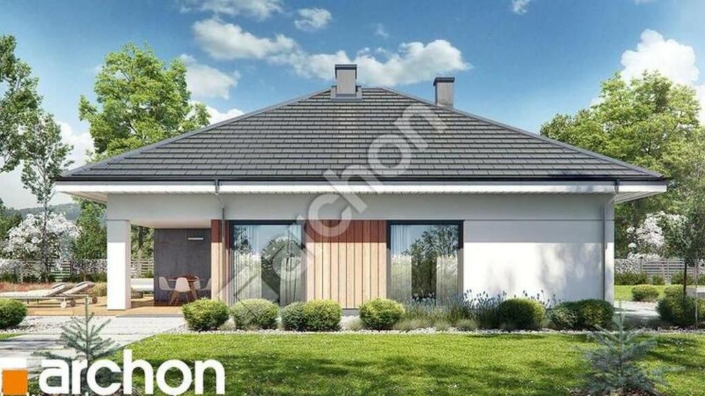 Nowoczesny dom 4 pokoje z garażem pod miastem