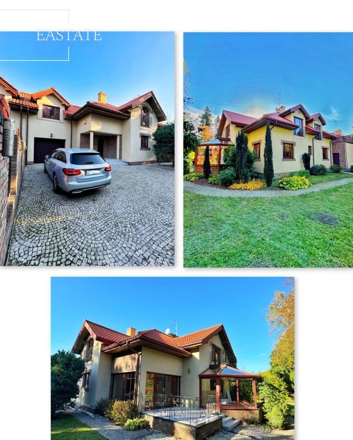 Urokliwy dom wśród zieleni