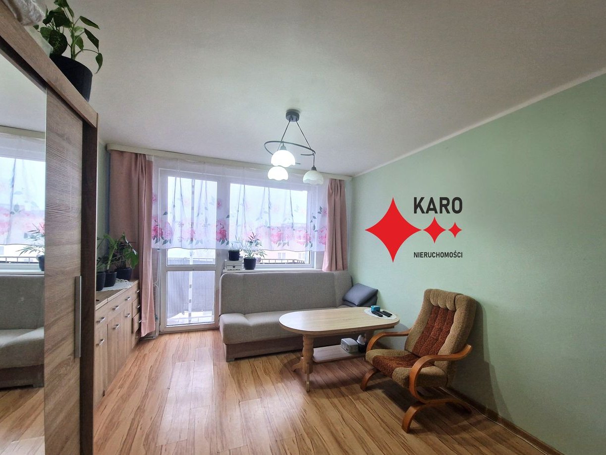 2-pokojowe mieszkanie w bloku, balkon, spokojna lokalizacja