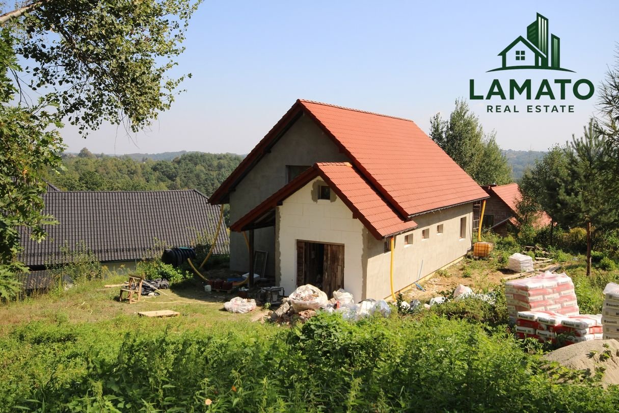 Dom wolnostojący |Włosań | do wykończenia|196 m2 |działka 10 ar