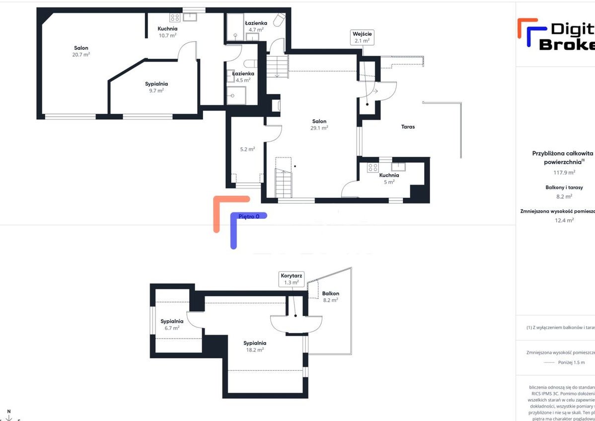 ✩ 6 pokoi ✩ 117,9 m² ✩ Warchały ✩