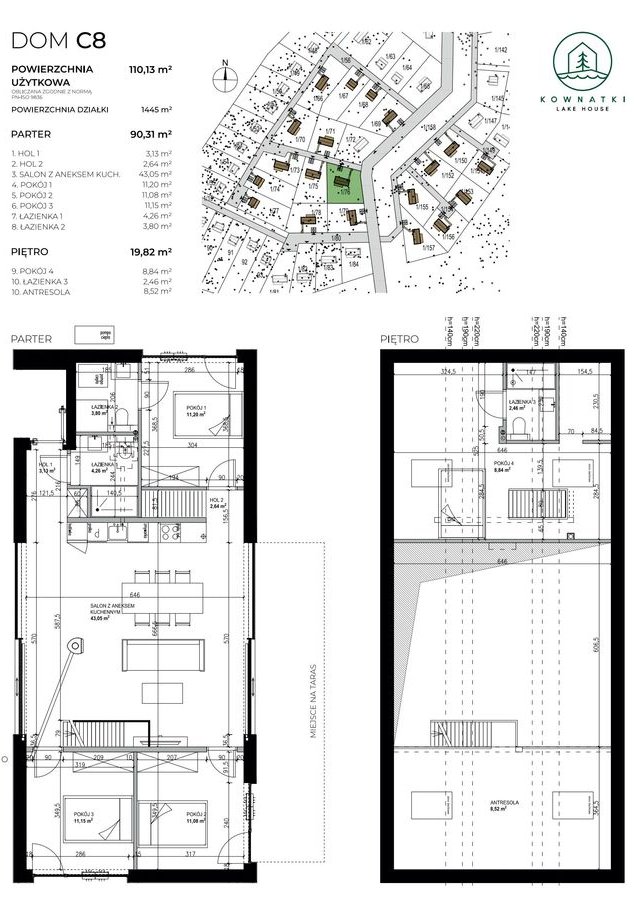 5-pokojowy dom 110m2 Bezpośrednio