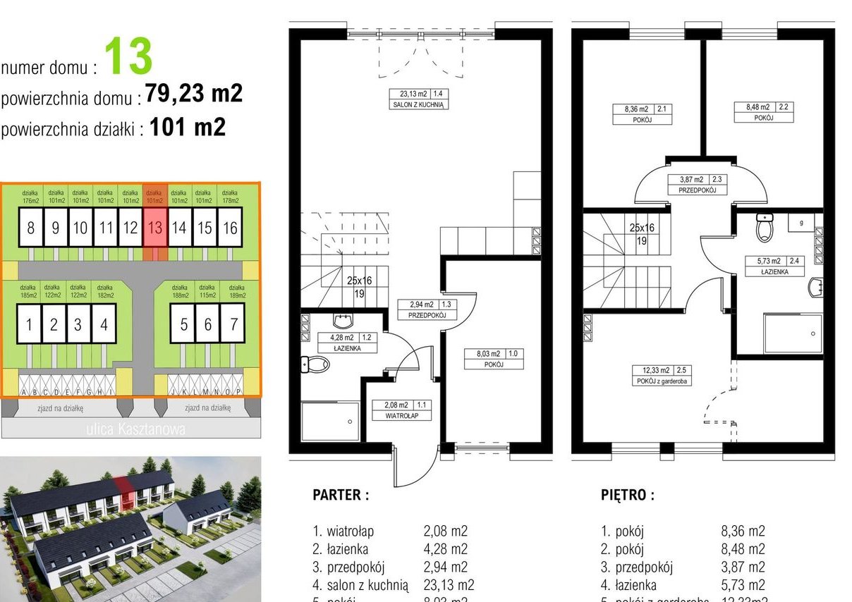 5-pokojowy dom 79m2 Bez Pośredników
