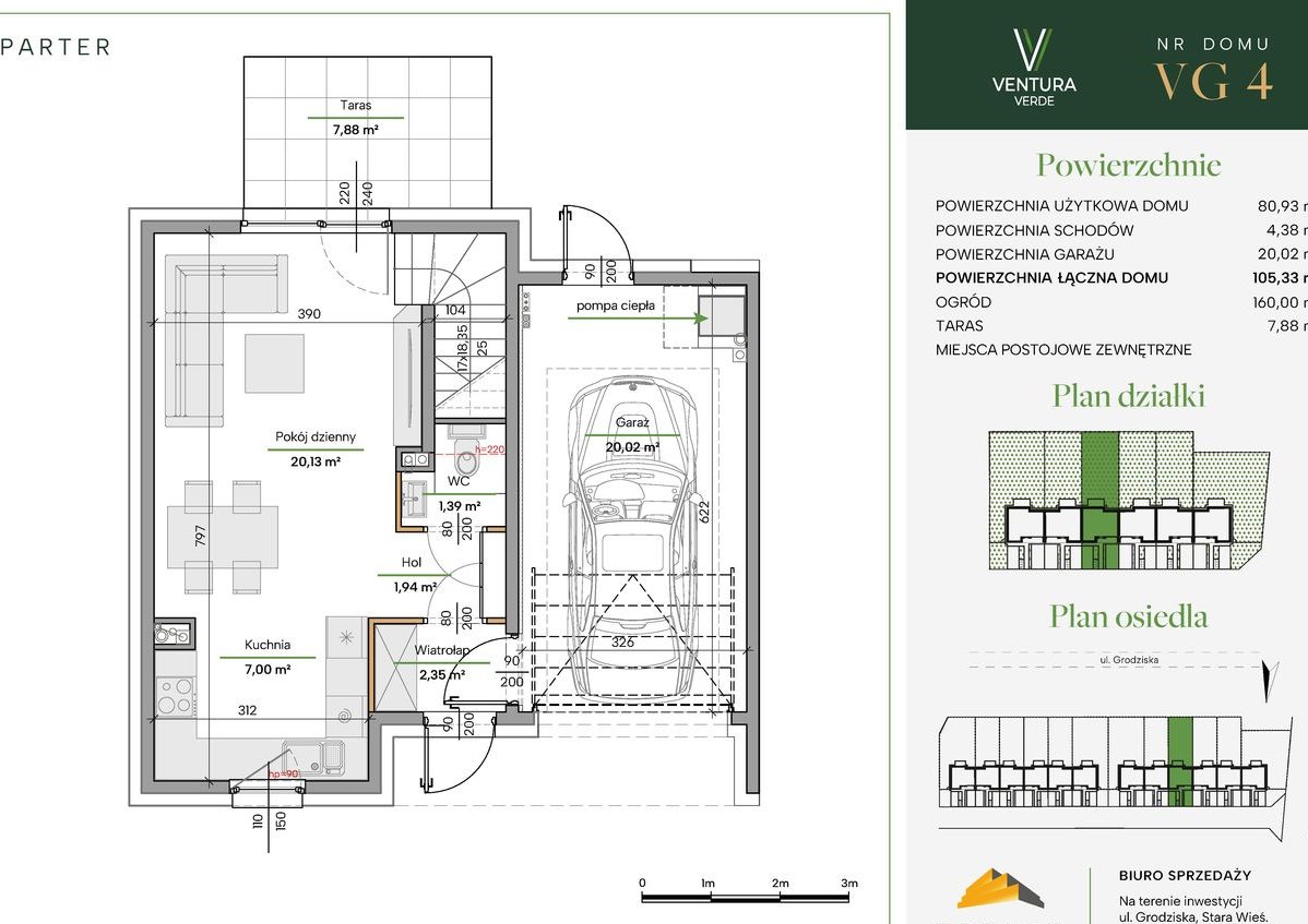 4-pokojowy dom 105m2 + ogródek Bez Pośredników