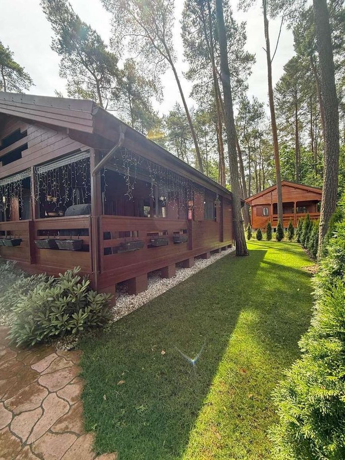 Całoroczny domek letniskowy po generalnym remoncie nad jeziorem