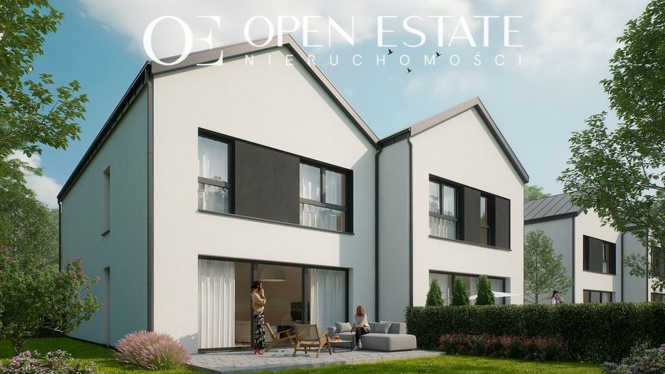 Energooszczędny, kameralny bliźniak z ogrodem