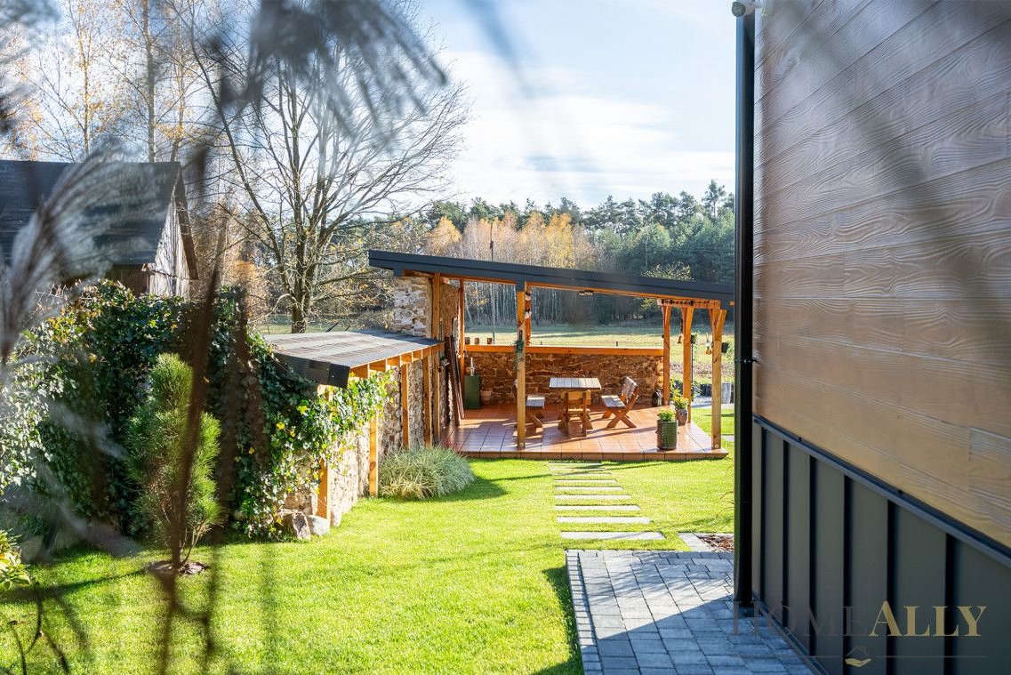 Nowoczesny dom, nad Pilicą, gotowy do wprowadzenia