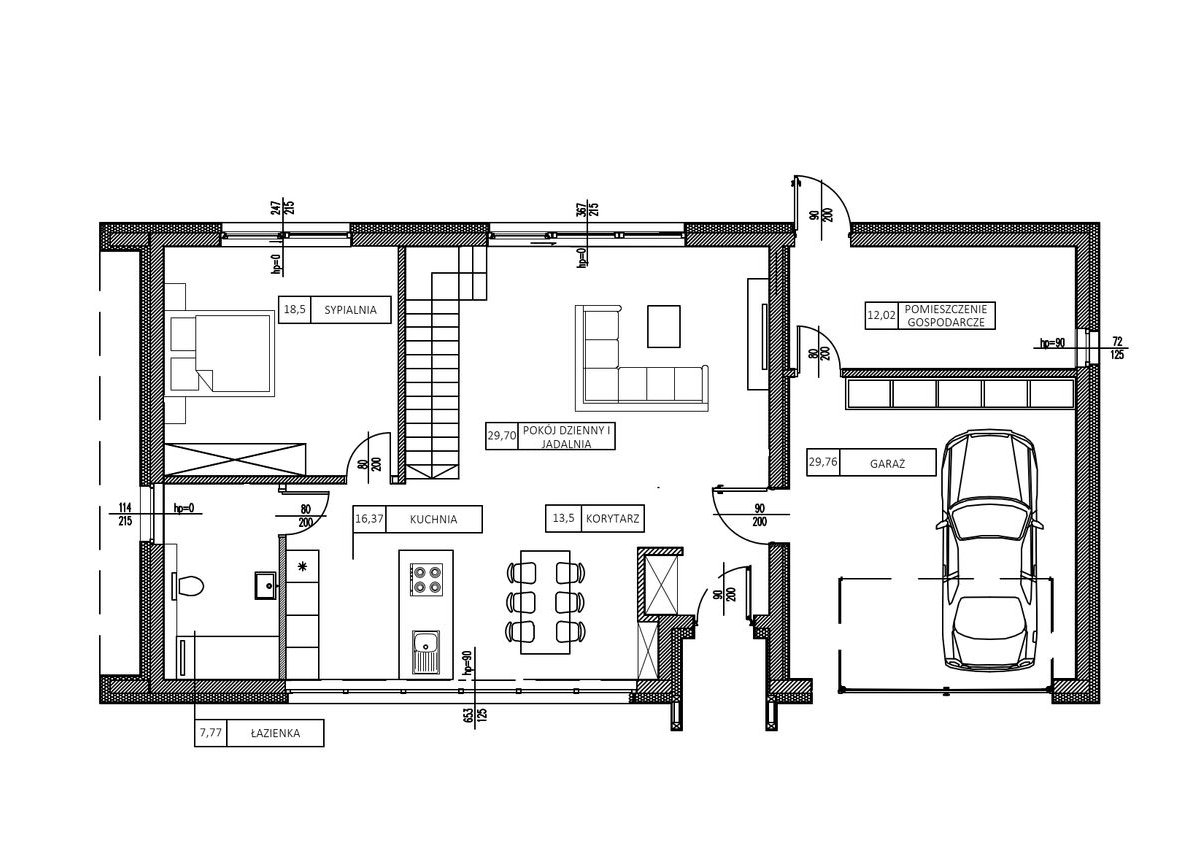 Dom jednorodzinny, działka 1002 m2 / OSADA LUBNÓW