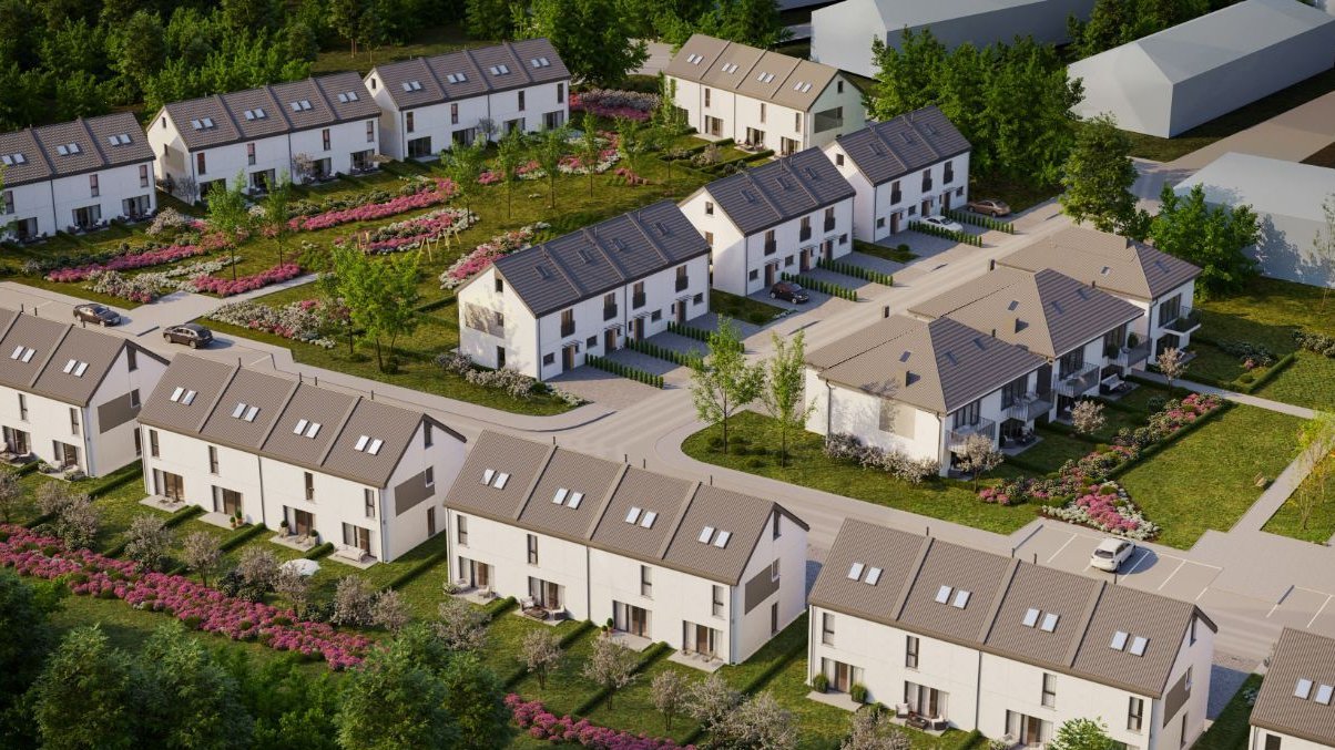 Kwitnące Ogrody | dom z ogrodem Kowale Bąkowo 10B