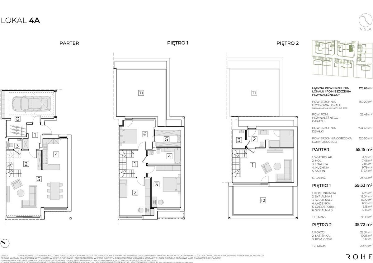 5-pokojowy dom 173m2 + ogródek Bezpośrednio
