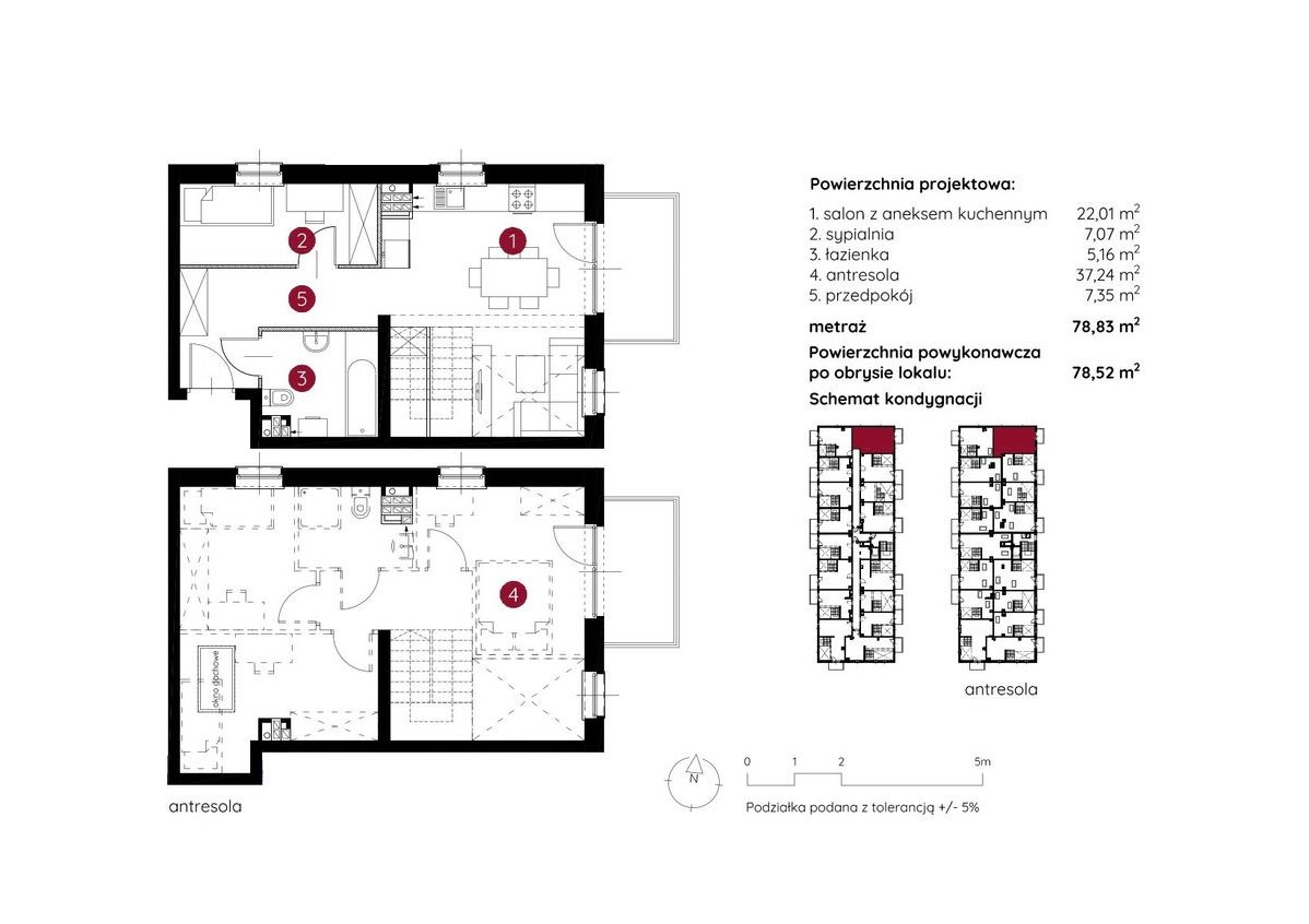 GOTOWE! 5 pok. | 2 Łazienki | 2 poziomy | 2 balkony | Tanie MP w hali